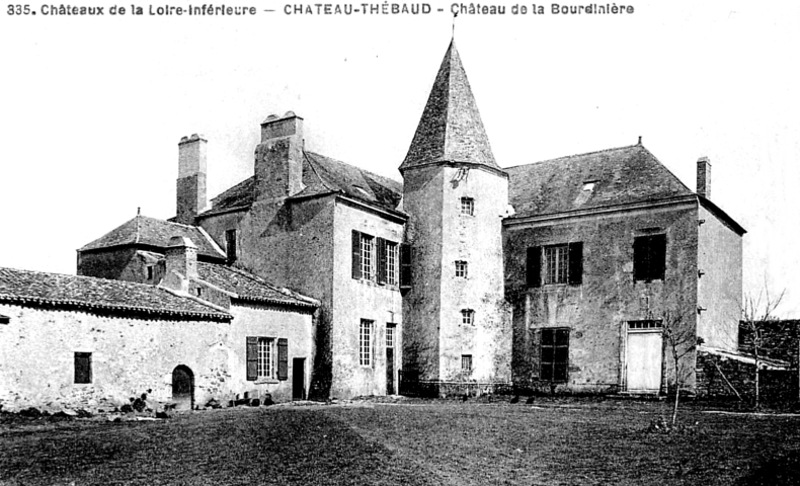 Chteau de la Bourdinire  Chteau-Thbaud (anciennement en Bretagne).