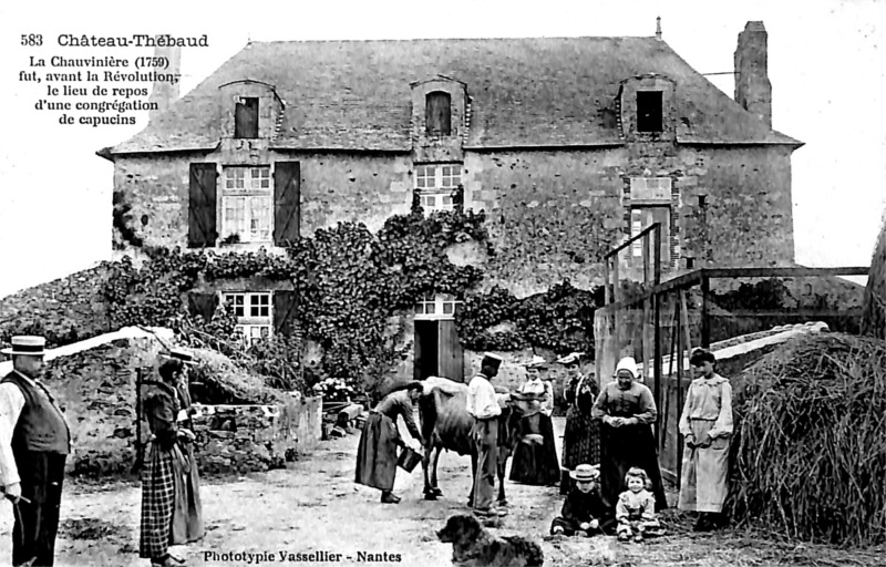 Manoir de la Chauvinire  Chteau-Thbaud (anciennement en Bretagne).