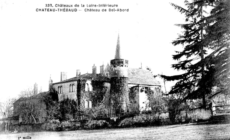 Chteau de Bel-Abord  Chteau-Thbaud (anciennement en Bretagne).