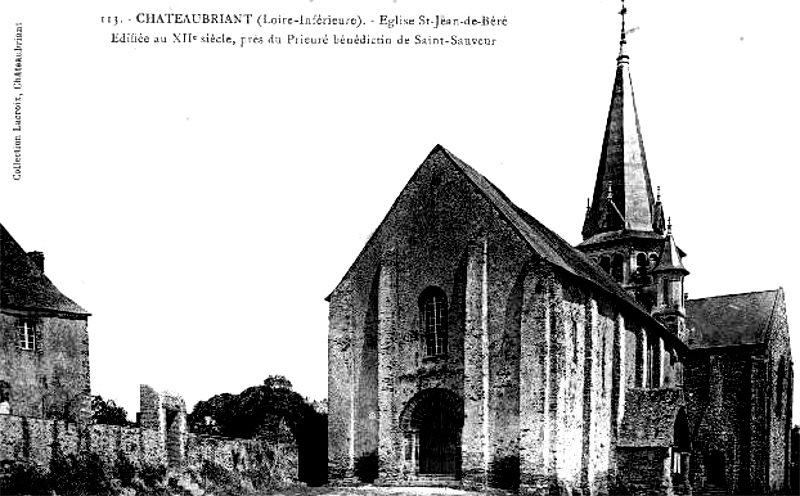 Eglise de Saint-Jean-de-Br  Chteaubriant (Bretagne).