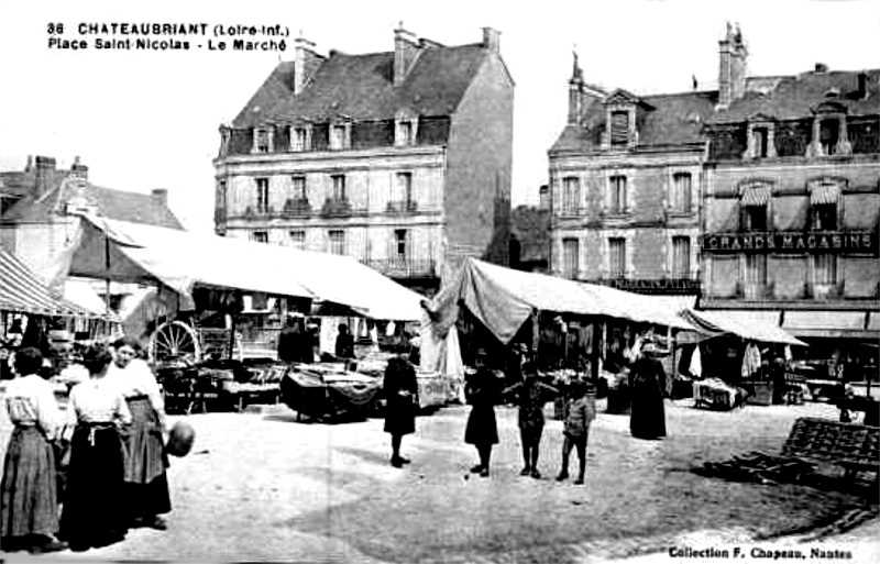 Ville de Chteaubriant (Bretagne).