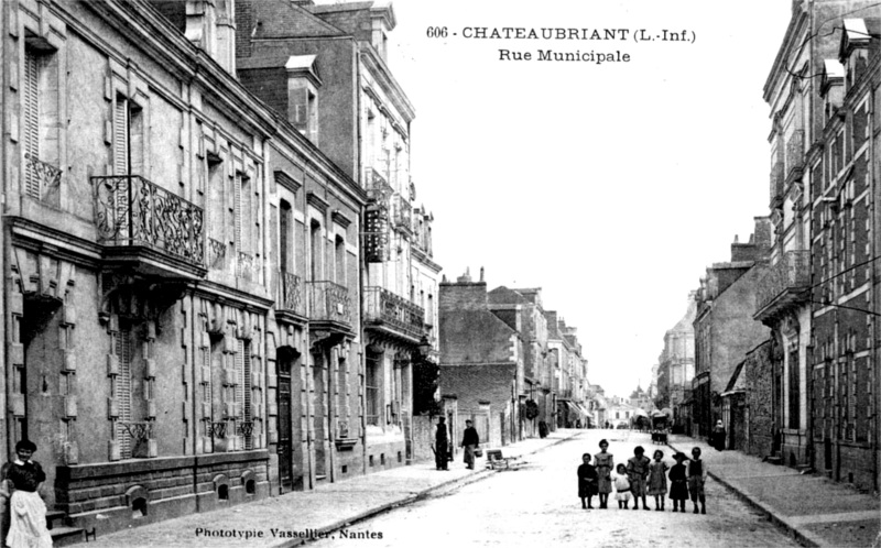 Ville de Chteaubriant (Bretagne).