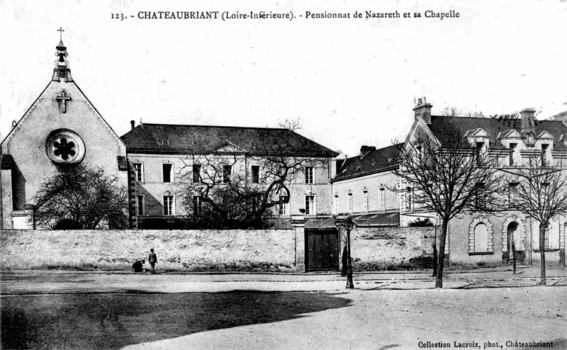 Pensionnat Nazareth  Chteaubriant (Bretagne).
