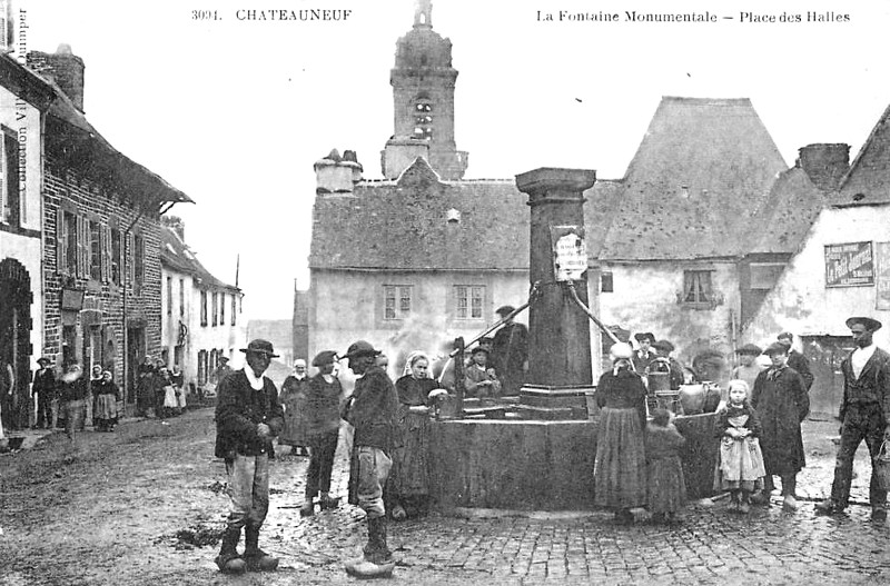 Ville de Chateauneuf-du-Faou (Bretagne).