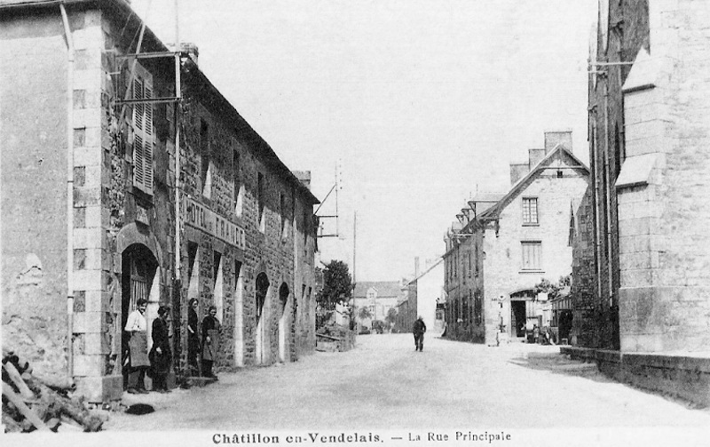 Ville de Chtillon-en-Vendelais (Bretagne).