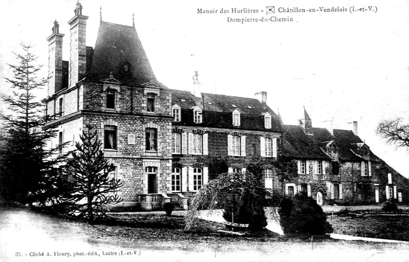 Chteau des Hurlires  Chtillon-en-Vendelais (Bretagne).