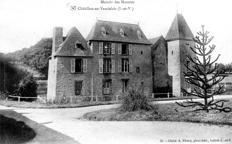 Chteau des Mazures  Chtillon-en-Vendelais (Bretagne).