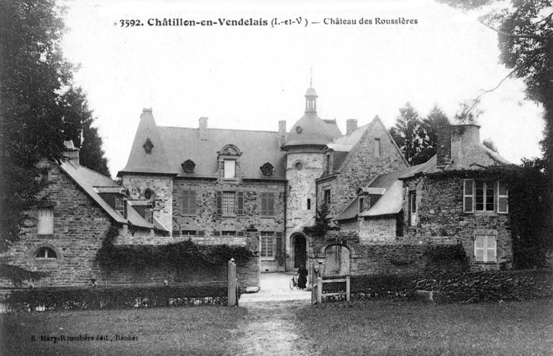 Chteau des Roussires  Chtillon-en-Vendelais (Bretagne).