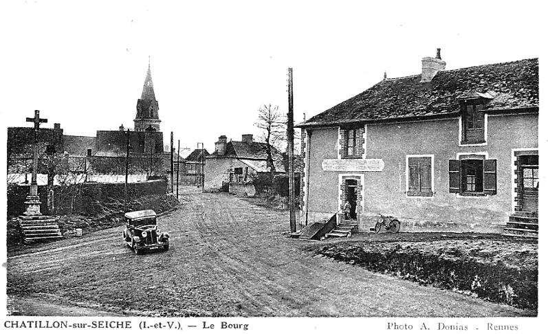 Ville de Chtillon-sur-Seiche (Bretagne).