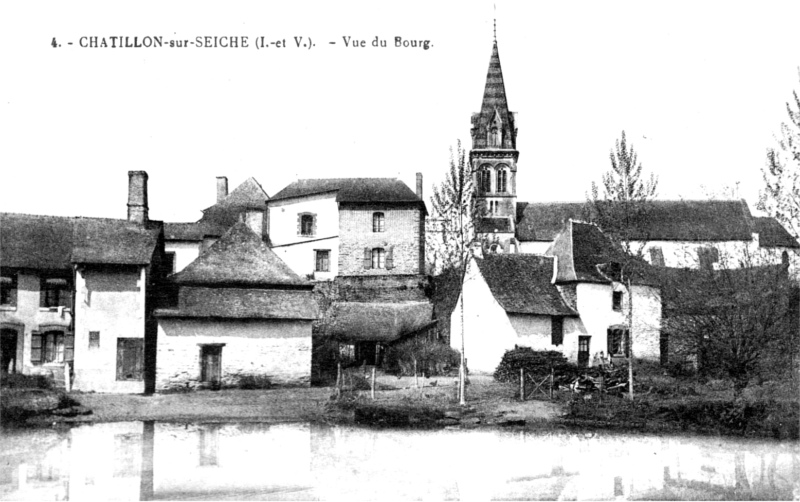 Ville de Chtillon-sur-Seiche (Bretagne).