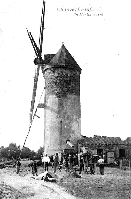 Moulin de Chauv (anciennement en Bretagne).