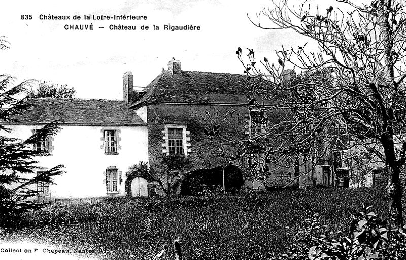 Chteau de la Rigaudire  Chauv (anciennement en Bretagne).