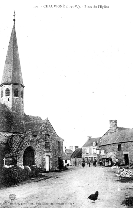 Eglise de Chauvign (Bretagne).