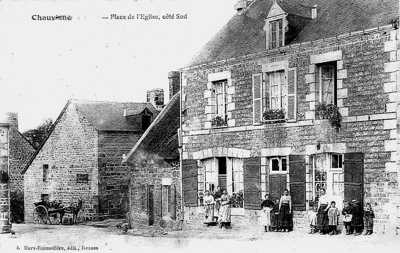 Ville de Chauvign (Bretagne).