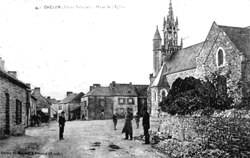 Ville de Chelun (Bretagne).
