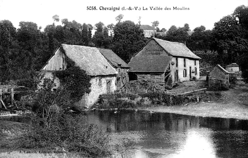 Moulin de Chevaign (Bretagne).