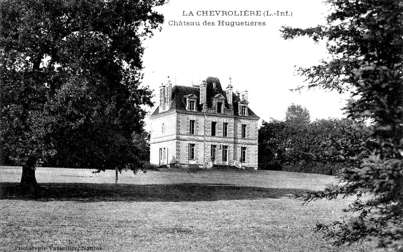 Chteau des Huguetires  La Chevrolire (Bretagne).