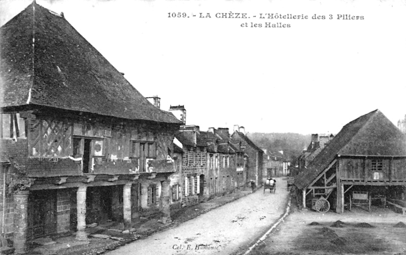 Ville de la Chze (Bretagne).
