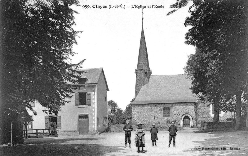 Eglise de Clayes (Bretagne).