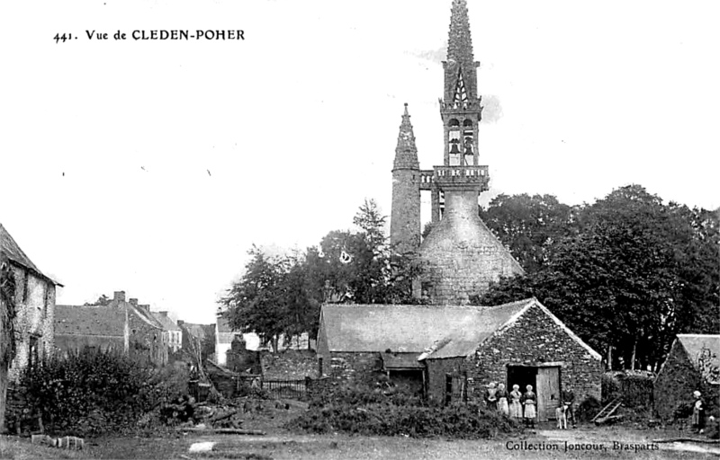 Ville de Clden-Poher (Bretagne).