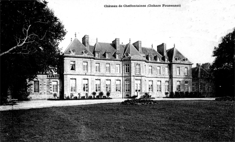 Chteau de Cheffontaines  Clohars-Fouesnant (Bretagne).
