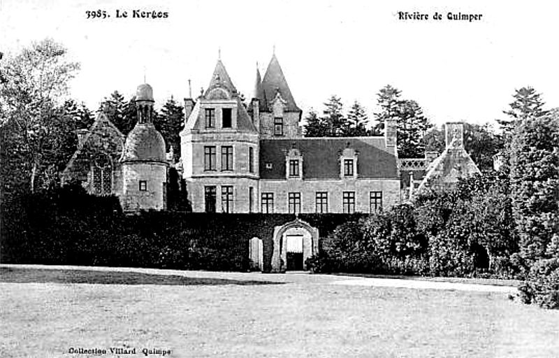 Chteau de Kergos  Clohars-Fouesnant (Bretagne).