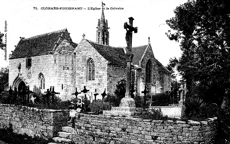 Eglise de Clohars-Fouesnant (Bretagne).