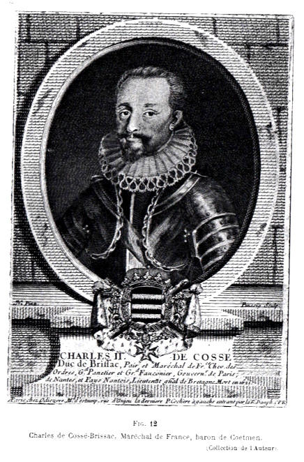 Portrait de Charles de Coss-Brissac, baron de Cotmen (Bretagne).