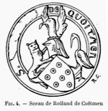 Sceau de Rolland de Cotmen (Bretagne).