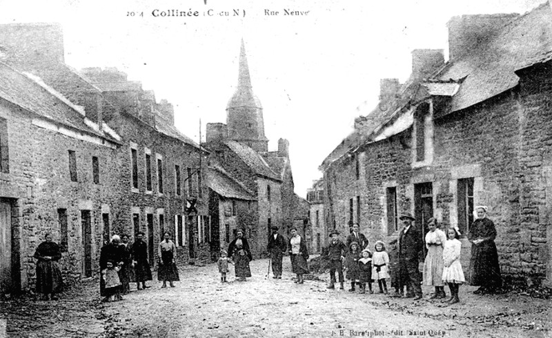 Ville de Collinée (Bretagne).