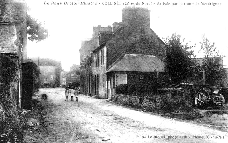 Ville de Collinée (Bretagne).
