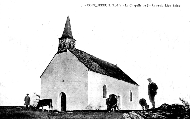 Chapelle Sainte Anne du Lieu-Saint  Conquereuil (anciennement en Bretagne).