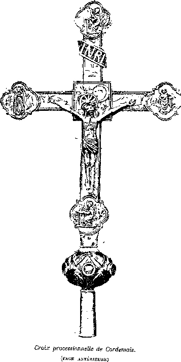Cordemais : croix processionnelle.