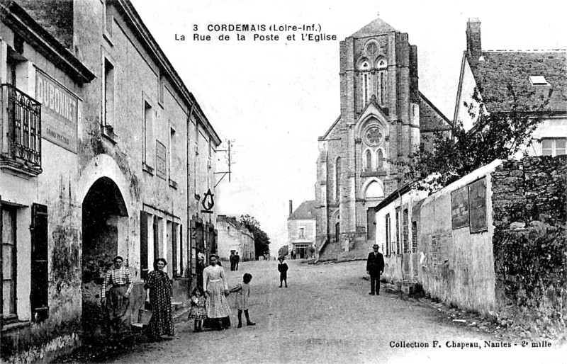 Ville de Cordemais (Bretagne).