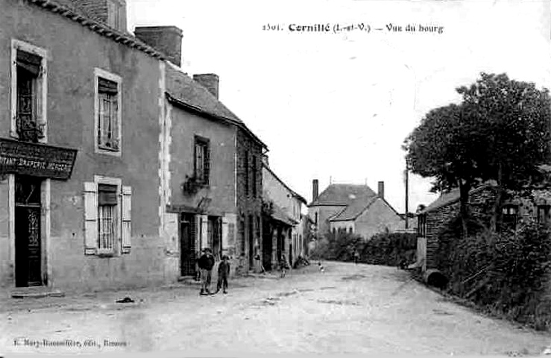 Ville de Cornill (Bretagne).