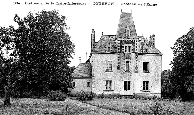 Chteau de l'Epine  Couron (Bretagne).