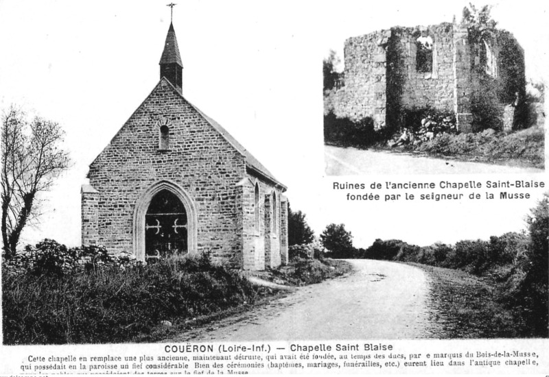 Chapelle Saint-Blaise de Couron (Bretagne).