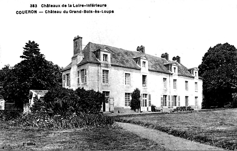 Chteau du Grand-Bois-es-Loups  Couron (Bretagne).