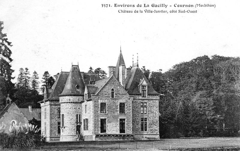 Chteau de la Ville-Janvier  Cournon (Bretagne).