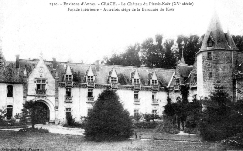 Chteau de Plessis-Kar  Crach ou Crac'h (Bretagne).
