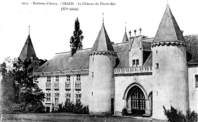 Chteau de Plessis-Ker  Crach ou Crac'h (Bretagne).