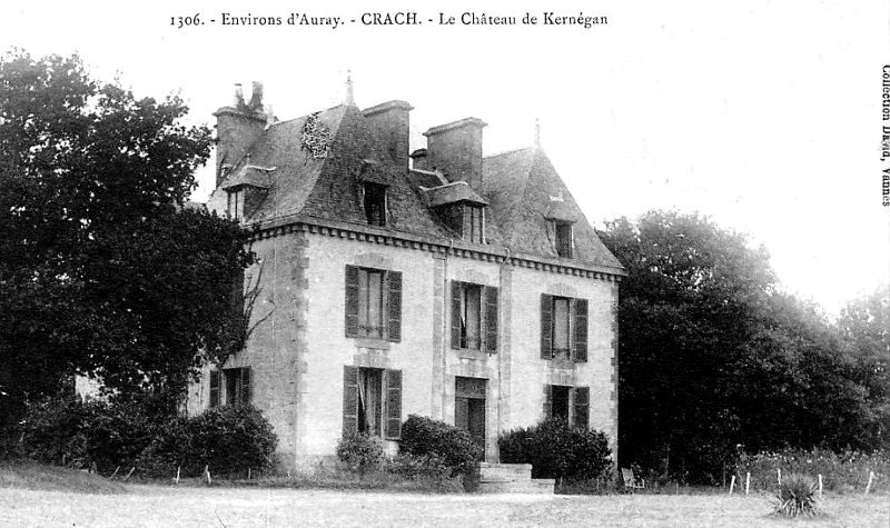 Chteau de Kerngan  Crach ou Crac'h (Bretagne).