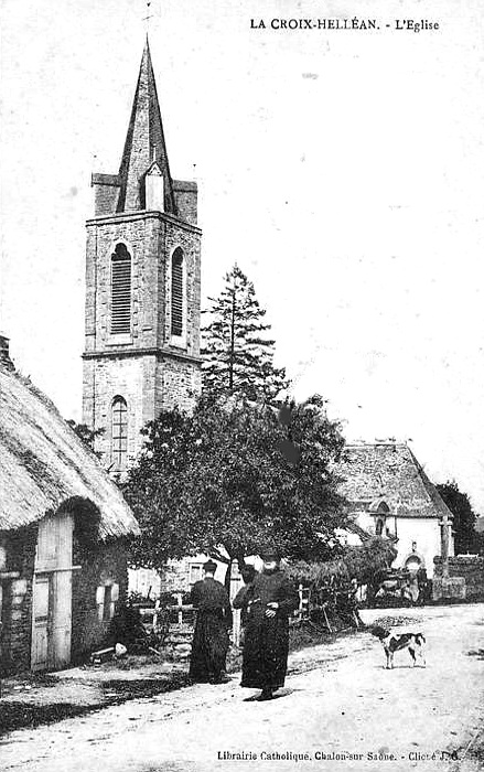Eglise de La Croix-Hellan (Bretagne).