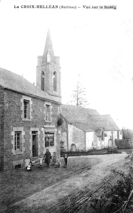 Ville de La Croix-Hellan (Bretagne).
