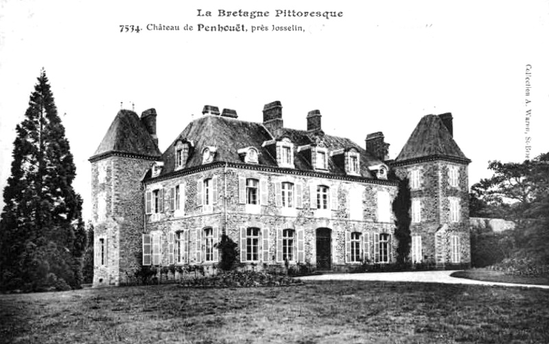 Chteau de Penhout  La Croix-Hellan (Bretagne).