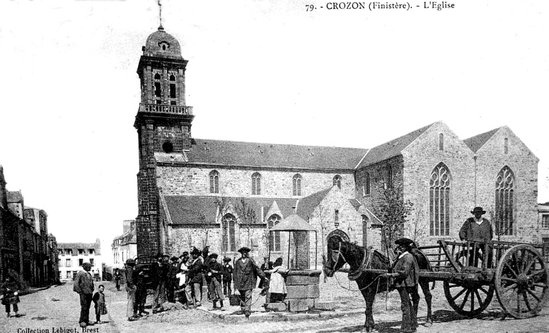 Eglise de Crozon (Bretagne).