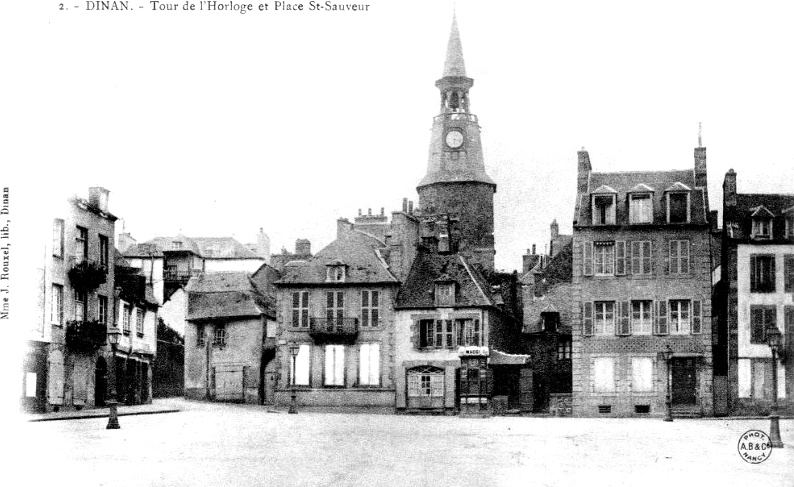La Tour de l'Horloge  Dinan (Bretagne).