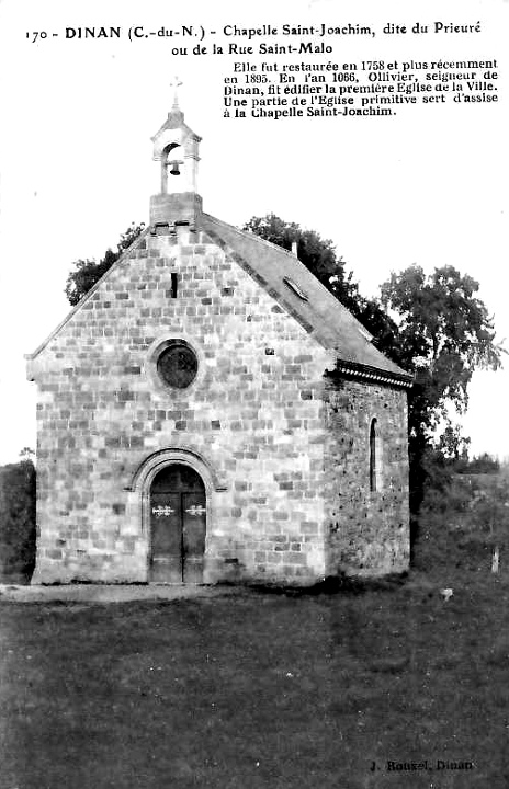 La chapelle Saint-Joachim  Dinan (Bretagne).