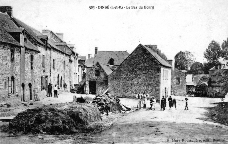 Ville de Ding (Bretagne).