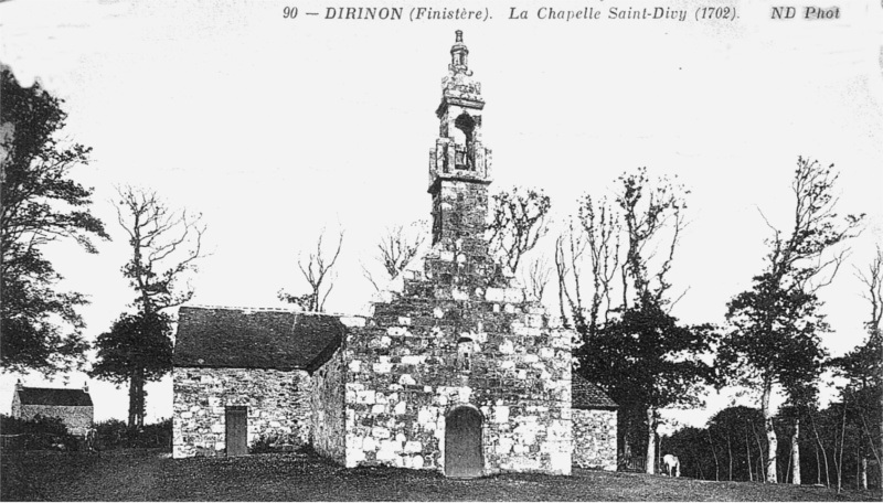 Chapelle Saint-Divy de Dirinon (Bretagne).